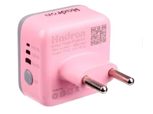 محافظ برق و تبدیل هوشمند تایمر‌دار هادرون Hadron Electric protector and smart switch with timer P103