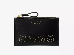کیف پول کوچک زیپی طرح گربه دخترانه TAOMICMIC Y8960 Cartoon Mini Purse Zipper Ladies Card Bag