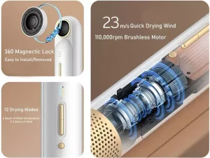سشوار 1200 وات شیائومی Xiaomi Deerma CF20 Electric Hair Dryer