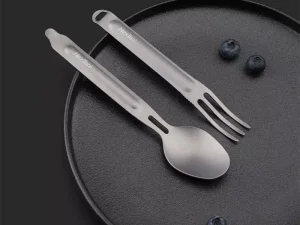 قاشق و چنگال تیتانیوم شیائومی Xiaomi NEXTORCH NexTool Titanium Cutlery Set NE0124