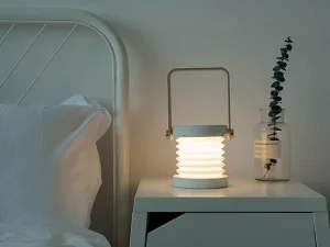 چراغ رومیزی قابل شارژ چندکاره تاشو کریتیو Creative folding lantern lamp rechargeable