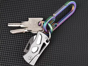 چاقو آنباکسینگ تاشوی قابل آویز به دسته کلید Self-Defense Knife Portable Keychain Unpacking Express Knife