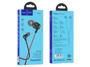 هندزفری سیمی با جک 3.5 میلیمتری هوکو Hoco Wired earphones 3.5mm M85 Platinum with mic