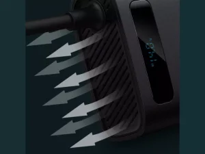 اینورتر و شارژر فندکی فست شارژ ماشین تایپ سی و یو اس بی بیسوس CRNBQ-A01