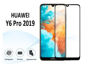 گلس و محافظ تمام صفحه Mletubl Full Glass For Huawei Y6 Pro 2019