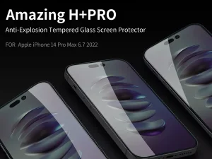 محافظ صفحه نمایش شیشه ای آیفون 14 پرومکس نیلکین Nillkin Apple iPhone 14 Pro Max H+Pro Glass