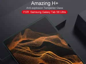 گلس تبلت سامسونگ گلکسی اس 8 اولترا نیلکین Nillkin Samsung Galaxy Tab S8 Ultra glass screen protector