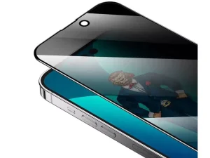 گلس حریم شخصی آیفون 14 پلاس گرین Green iPhone 14 Plus 3D Elegant Privacy Glass