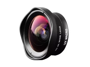لنز موبایل واید و ماکرو Osino HD 4K Wide Lens &amp; 12X Macro Lens