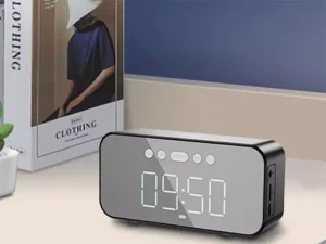 اسپیکر بلوتوث و ساعت دیجیتال ایکس او XO-F41 Bluetooth Mirror Clock Bluetooth Radio Speaker