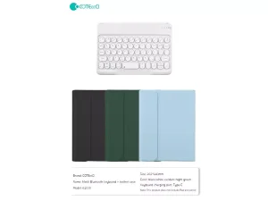 قاب کیبورددار آیپد مینی 6 کوتتسی Coteetci iPad Mini 6 Bluetooth keyboard +leather case 61030