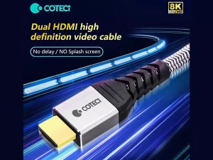 کابل دو سر اچ دی ام آی 3 متری کوتتسی Coteetci dual HDMI video cable 87107