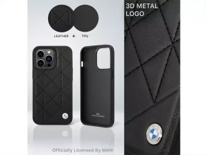 قاب چرمی آیفون 14 طرح بی ام و CG Mobile iphone 14 BMW Leather Case