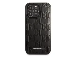 قاب چرمی آیفون 13 پرو طرح کارل برجسته CG Mobile iphone 13 Pro Karl Lagerfeld Leather Case