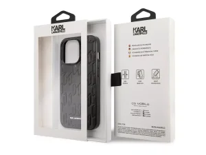 قاب چرمی آیفون 13 پرو طرح کارل برجسته CG Mobile iphone 13 Pro Karl Lagerfeld Leather Case