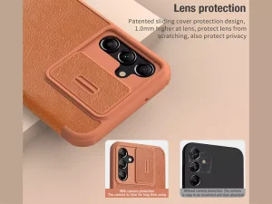قاب محافظ سامسونگ آ24 نیلکین Nillkin Samsung Galaxy A24 4G Qin Pro leather case