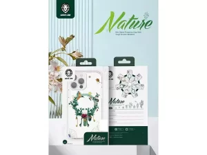قاب طرحدار مگ سیف آیفون 13 پرو مکس گرین Green iphone 13 Pro Max Magsafe Nature Case