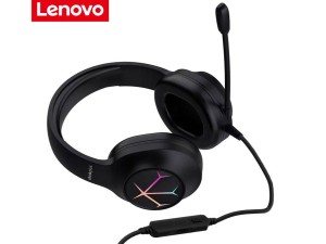 هدفون گیمینگ سیمی یواس‌بی لنوو Lenovo G60B Gaming Headset Wired USB