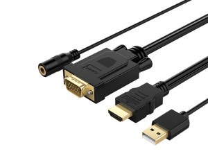 مبدل اچ دی ام آی به وی جی ای و صدا و میکرو یو اس بی اوریکو ORICO VGA/HDMI Adapter Cable XD-HTVA 5m