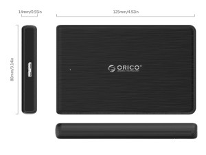 باکس هارد درایو 2.5 اینچی اوریکو Orico 2189U3 2.5 inch USB3.0 Hard Drive Enclosure