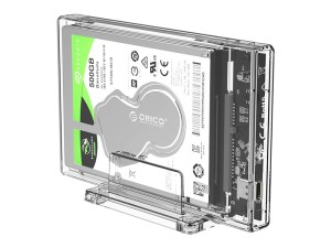 باکس هارد درایو 2.5 اینچی اوریکو Orico 2159C3 2.5 inch Transparent 5Gbps Hard Drive Enclosure with Stand