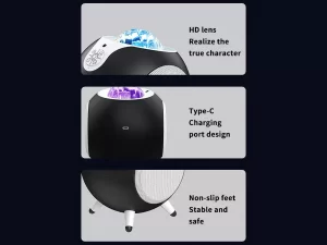اسپیکر بلوتوث و چراغ خواب رسی Recci RSK-W22 wireless speaker