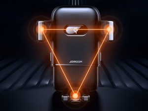 شارژر وایرلس و پایه نگهدارنده مغناطیسی جویروم Joyroom Three-axis electric wireless charging car holder -air vent 15W JR-ZS216