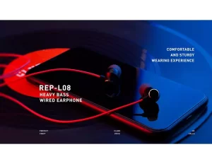 هندزفری سیمی با جک 3.5 میلی‌متری رسی Recci REP-L08 Wired Earphone