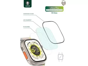 محافظ صفحه نمایش اپل واچ 49 میلی‌متری گرین لاین Green Lion Ultra Pro HD Glass Apple Watch GNHDGL49CL