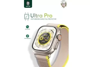 محافظ صفحه نمایش اپل واچ 49 میلی‌متری گرین لاین Green Lion Ultra Pro HD Glass Apple Watch GNHDGL49CL
