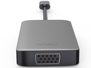 هاب تایپ سی پنج پورت ویوو WiWU Alpha 513HVP 5 in 1 USB C