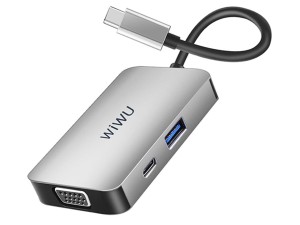 هاب تایپ سی پنج پورت ویوو WiWU Alpha 513HVP 5 in 1 USB C