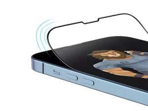 محافظ صفحه نمایش شیشه ای آیفون 13 و 13 پرو گرین Green iphone 13/13 Pro 3D Armor Edge Glass