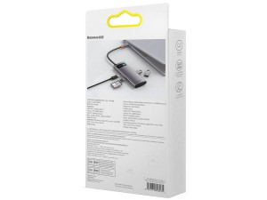 هاب تایپ‌ سی 6 پورت فلزی بیسوس Baseus USB-C Metal Gleam Starjoy Series 6-in-1 Hub WKWG030213