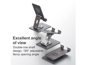 هولدر رومیزی تبلت و گوشی موبایل ویوو wiwu ZM106 Desktop Rotation Stand For Tablet up to 12.9 inch