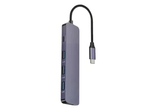 هاب تایپ سی پنج پورت کوتتسی Coteetci USB3.0*4 PD3.0 HUB MB1085