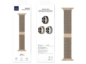 بند استیل اپل واچ 42 و 44 میلی‌متر ویوو Wiwu Minalo stainless steel Watch Band 42-44MM (255mm)