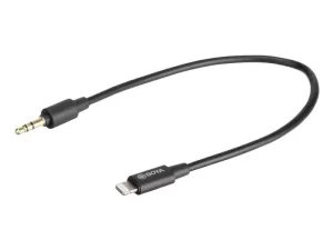 کابل تبدیل بویا BOYA BY-K1 3.5mm TRS Male to Lightning Adapter Cable
