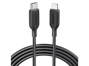 کابل شارژ سریع تایپ سی به لایتنینگ 18 وات 180 سانتی‌متری انکر Anker PowerLine III USB-C to Lightning 2.0 Cable A8833H11
