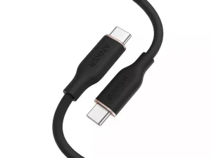کابل سوپر فست شارژ تایپ سی به تایپ سی 100 وات 90 سانتی‌متری انکر Anker PowerLine III Flow USB-C to USB-C Cable A8552H11