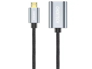 کابل تبدیل او‌تی‌جی میکرو یو‌اس‌بی به یو‌اس‌بی چویتک CHOETECH OTG Micro USB To USB 2.0 Cable AB0013