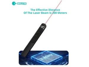 پوینتر پرزنتر لیزری شارژی کوتتسی Cotetci Digital Screen Laser Pen 81003