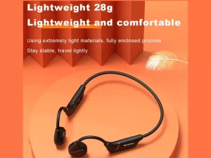 هندزفری گردنی بلوتوثی 5.0 القای استخوانی ویوو Wiwu Marathon MA 1 Bone Conduction Headsets Bluetooth Sports Earphone with Built-in Memeory Card
