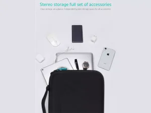 کیف ضربه گیر آیپد 12.9 اینچ و کیف لوازم جانبی کوتتسی Coteetci iPad 12.9 Anti falling storage handbag 61032-BK