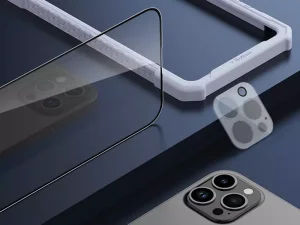 گلس صفحه نمایش و محافظ لنز آیفون 14 پرو مکس نیلکین Nillkin Apple iPhone 14 Pro Max 2-in-1 HD full screen tempered glass