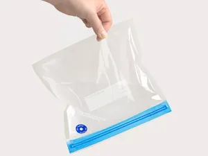 نایلون بسته بندی آشپزخانه LAIMENG Reusable Vacuum Zipper Bags Vide Packing Bags P275