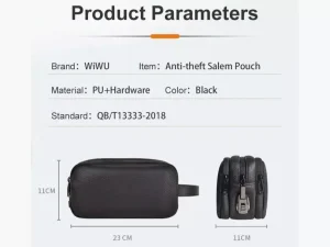 کیف لوازم جانبی دارای قفل رمزدار ویوو WIWU Anti-Theft Salem Pouch
