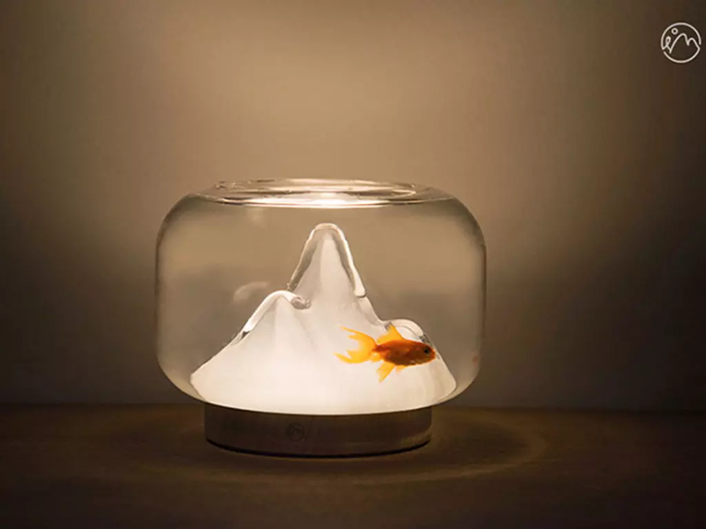چراغ خواب فانتزی رومیزی شارژی Warm Mountain Lamp Simple Night Light Small Warm Lamp Creative