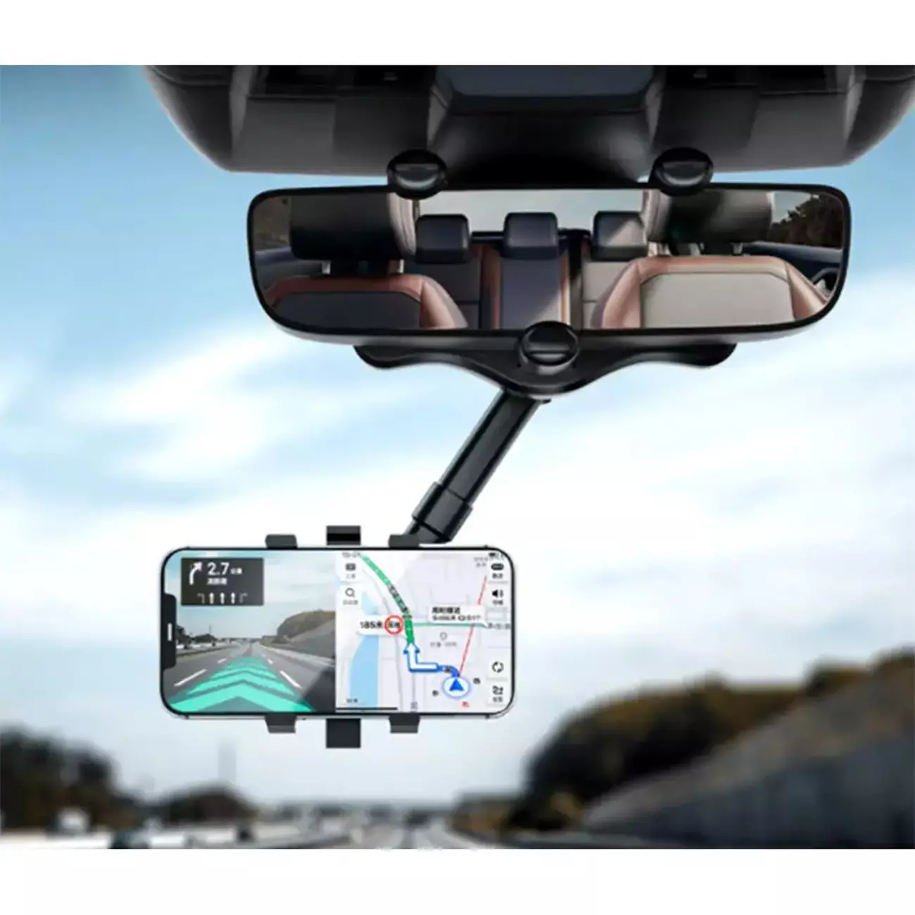 هولدر گوشی موبایل آینه خودرو ایکس او C115