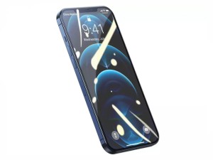 محافظ صفحه نمایش ضد اشعه آیفون 12 مینی بیسوس Baseus 0.3mm Full Glass iPhone 12 mini